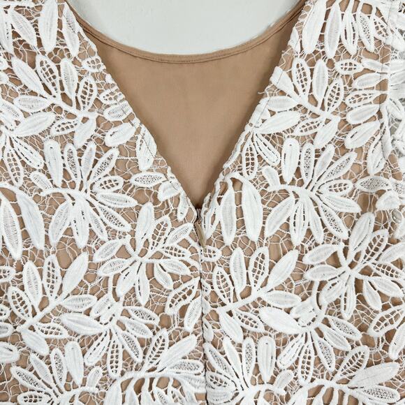 Lulus Right Sheer, Right Now White Lace Bodycon Dress - Picture 7 of 10